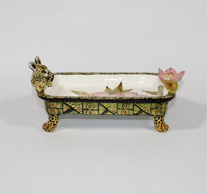 Serval rectangular platter on legs