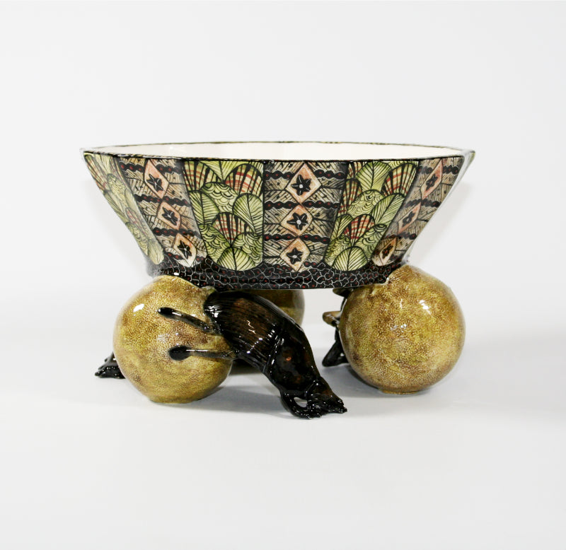 Dung Beetle Serving Bowl