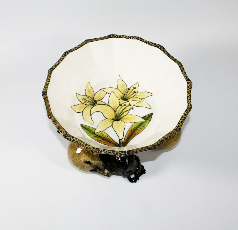 Dung Beetle Serving Bowl