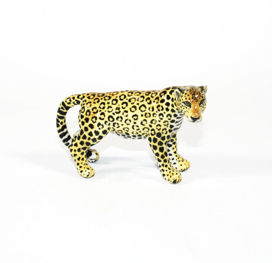 Medium Leopard standing head right
