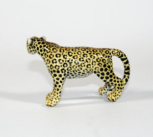 Medium Leopard standing head right