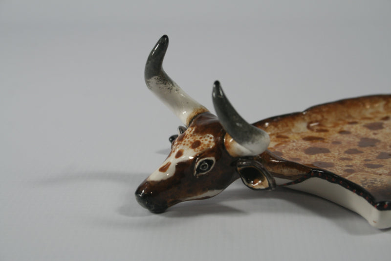 Spotted brown Nguni skin