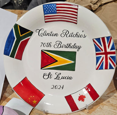 Custom Commemorative Plate