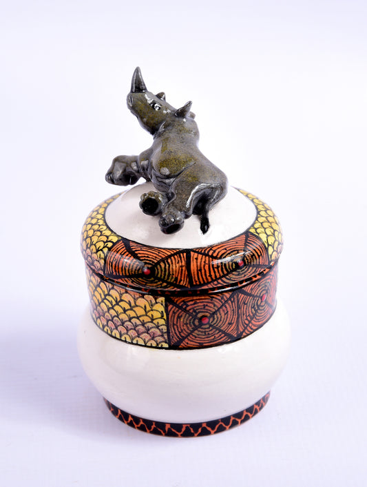 Rhino jewellery box