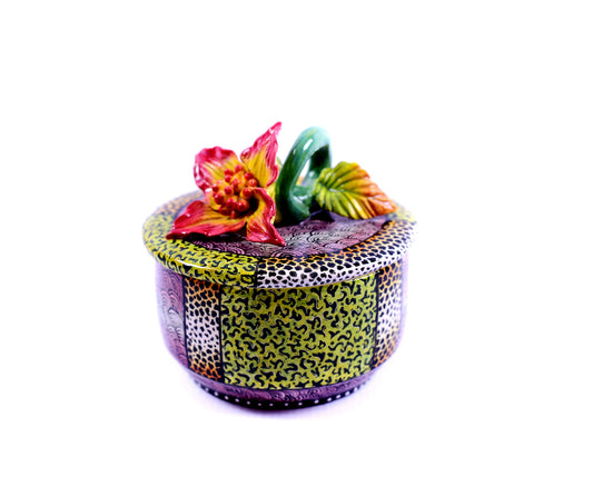 Flower jewellery box