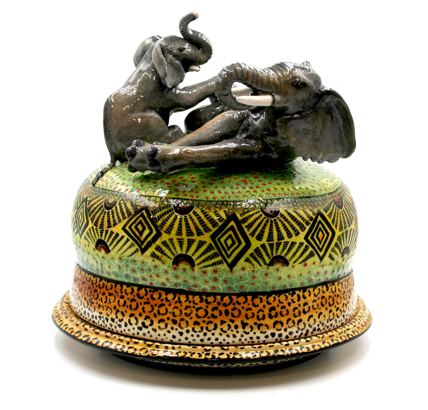 Elephant Butter Dish