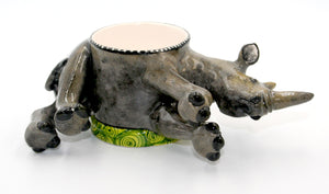 Rhino candle holder