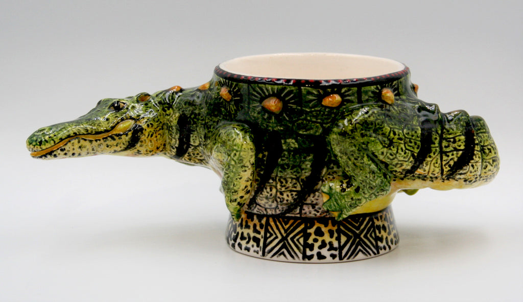 Crocodile Candle Holder