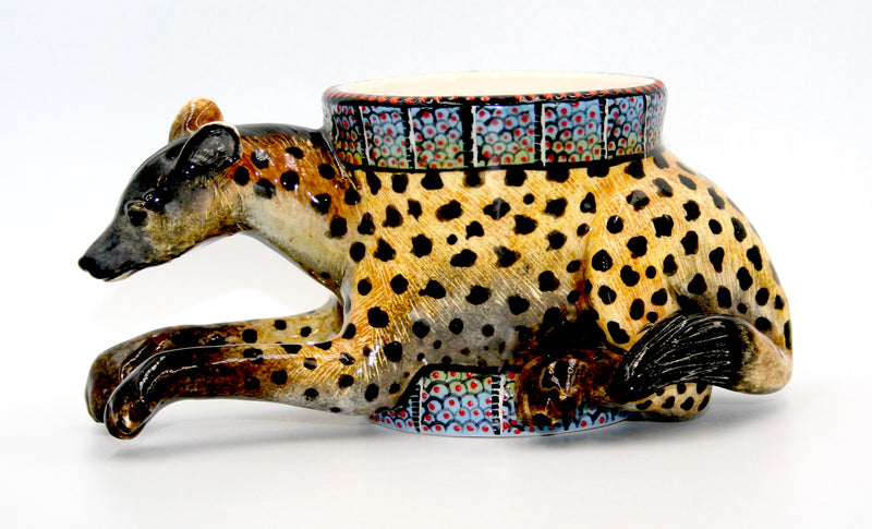 Spotted Hyena Candle Holder