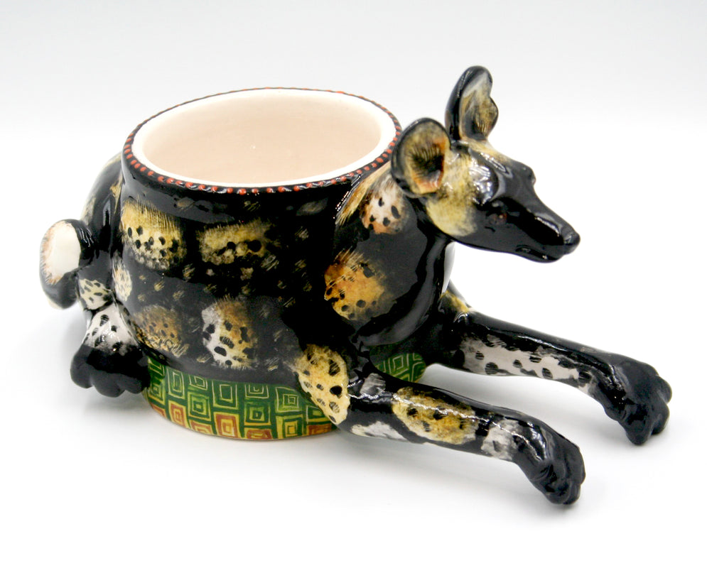 Wild dog ring bowl