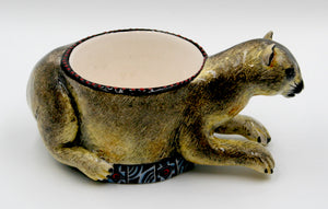 Mongoose Candle Holder