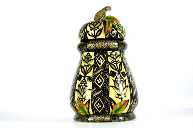 Leopard large cookie jar