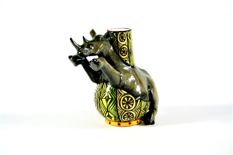Rhino vase