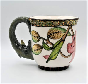 Rhino & flower mug