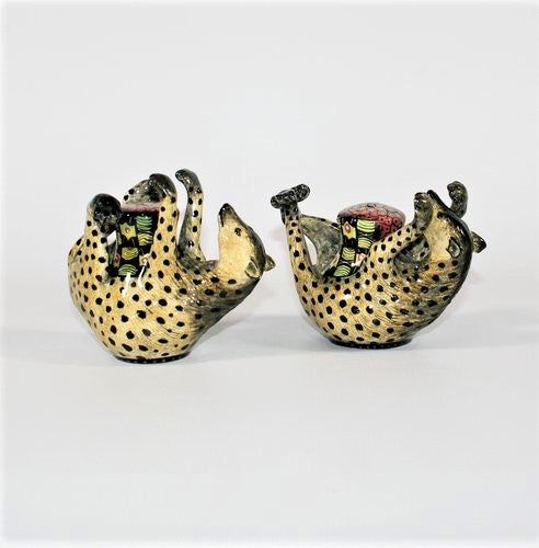 Upside down Hyena Salt & Pepper Set