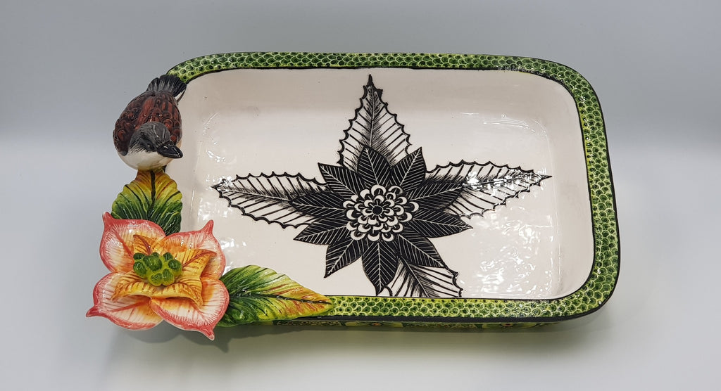 Dandelion rectangular bowl
